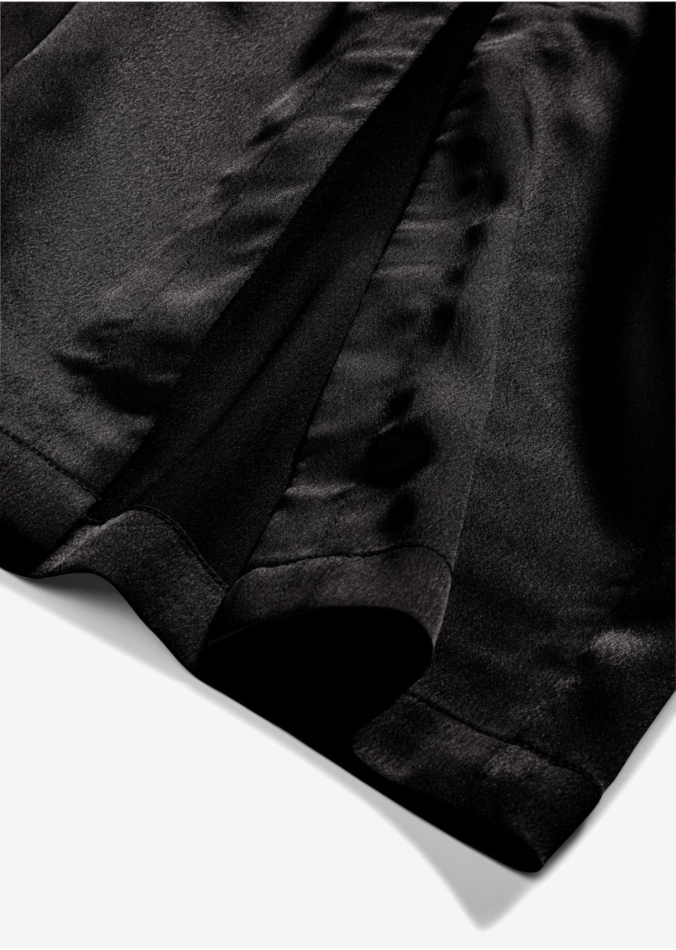 Pantalon en satin avec fentes