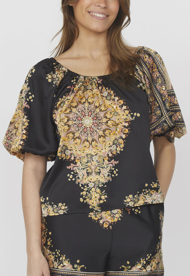 Love&Divine love1159 Black paisley