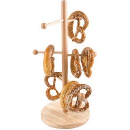 Support à bretzels et à saucissons, en hêtre