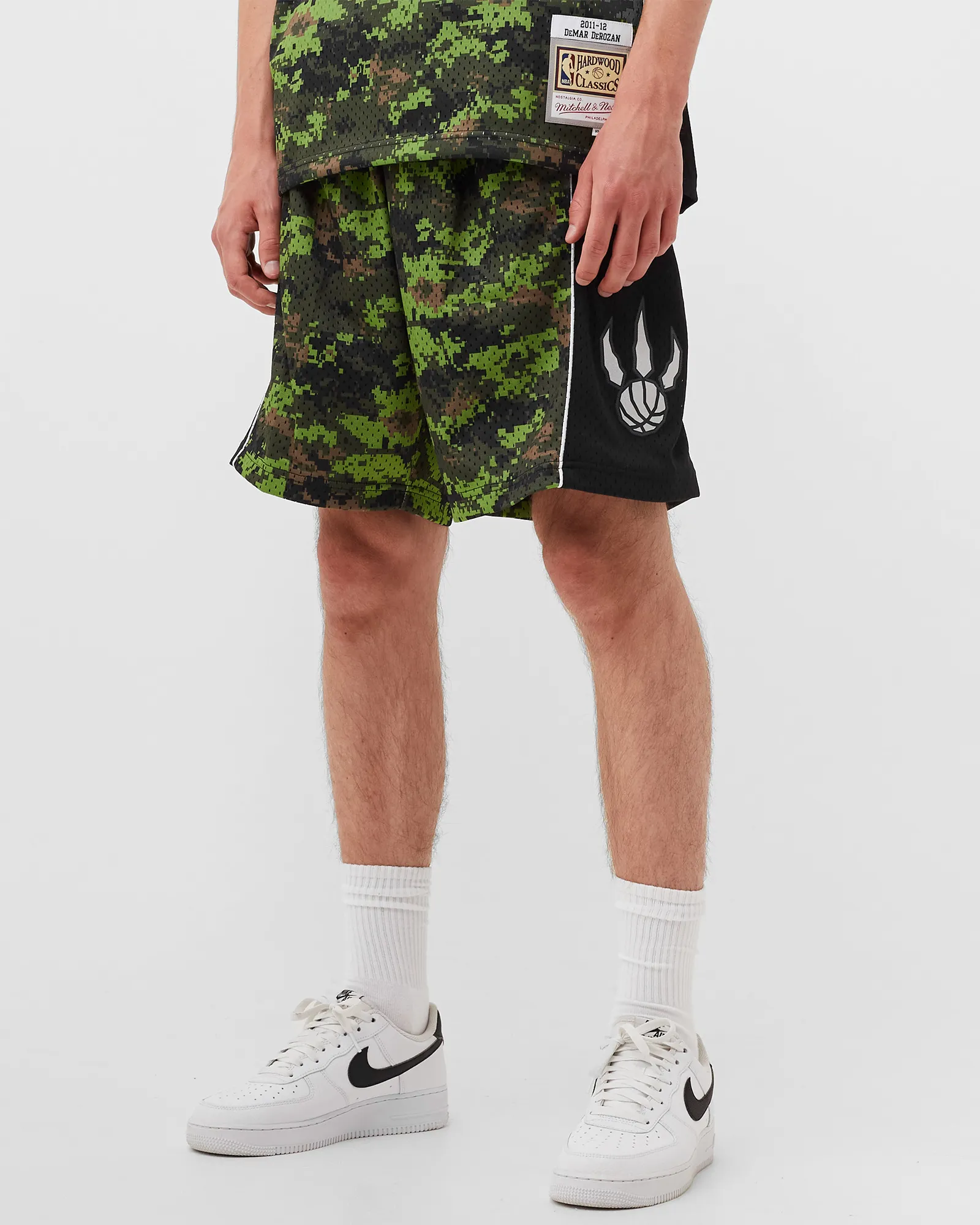 Mitchell & Ness NBA Camo Swingman Shorts Toronto Raptors Alternate 2011-12