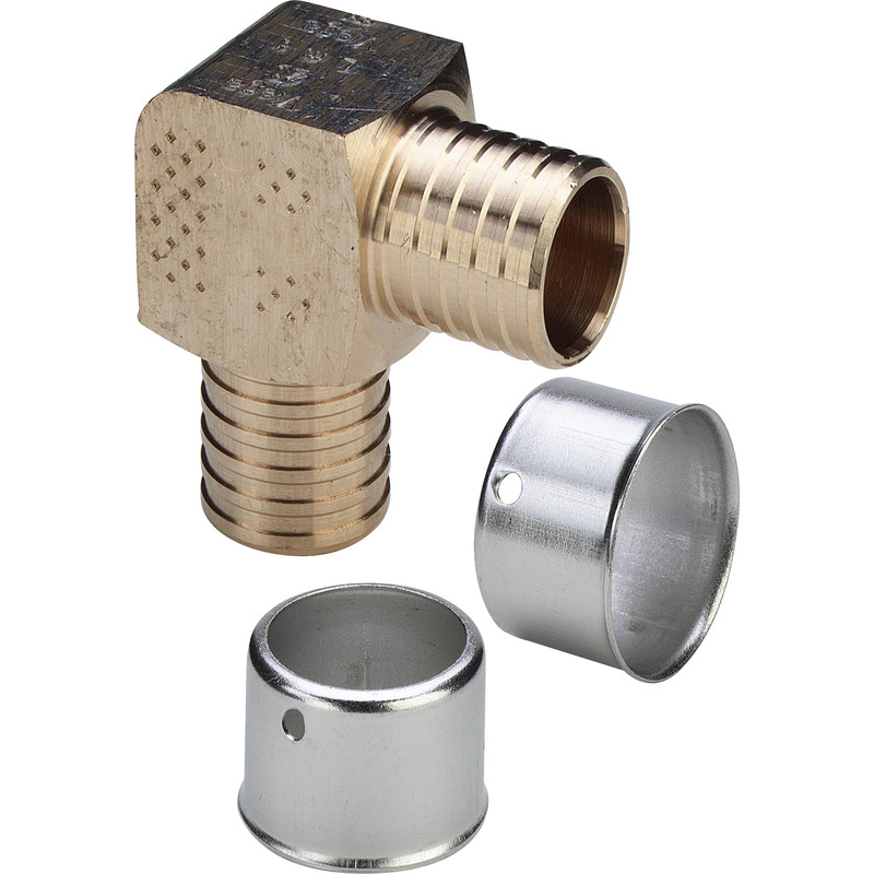 Viega Pexfit 2716 pers kniekoppeling 90° 16mm