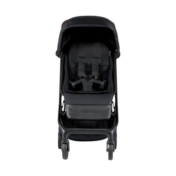 Dubatti Smart Buggy - E2 - Brown / Dark Grey | Regenhoes Buggy | Summer Seatliner | Bumper Bar Zwart