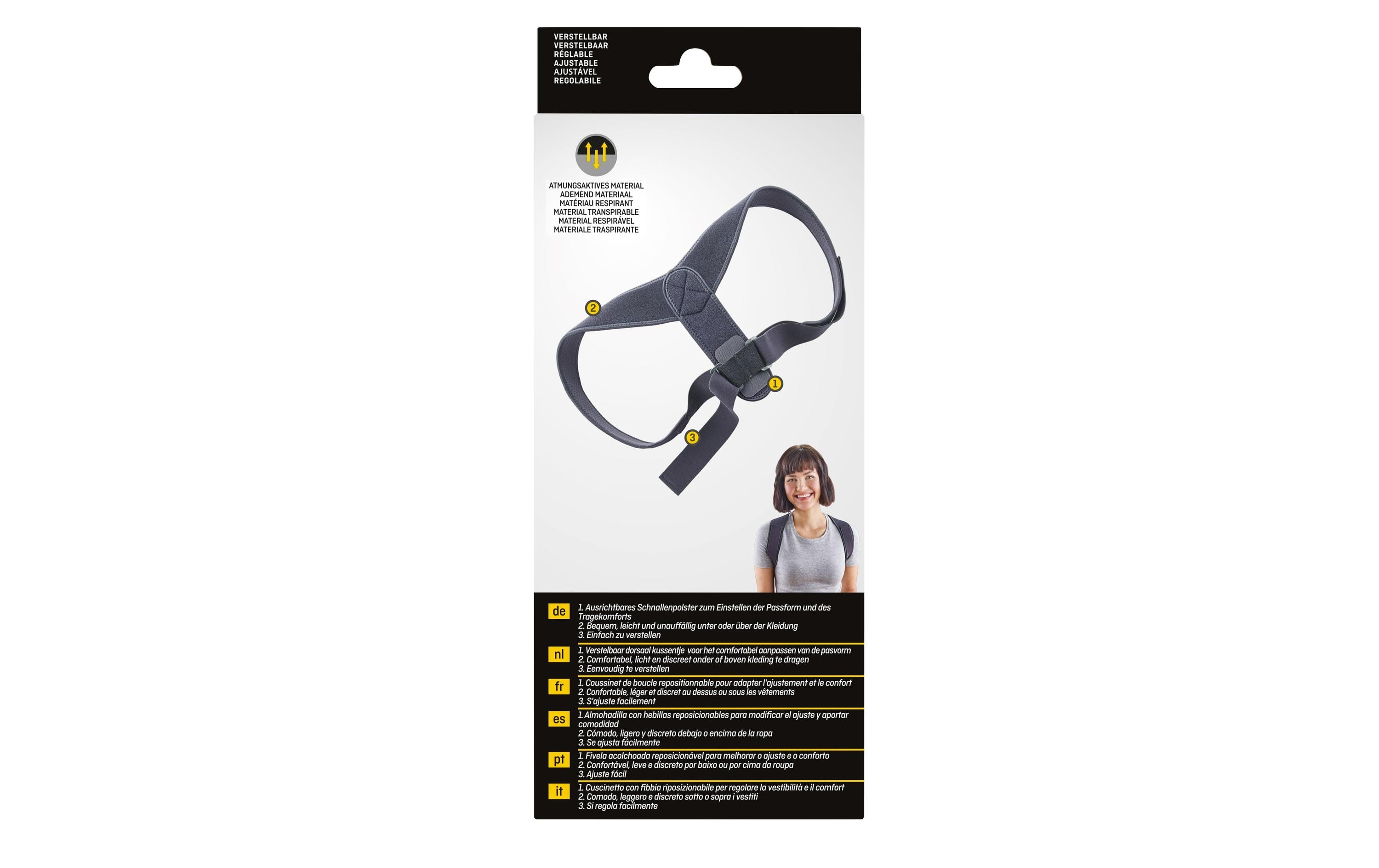 Posture Haltungsgurt anpassbar 1 StückHaltungstrainer für eine gute Körperhaltung