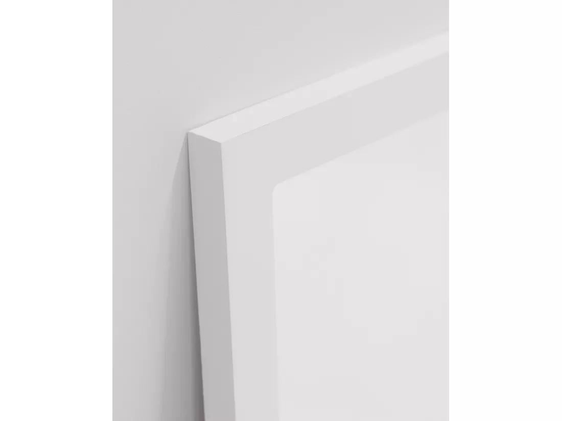 Miroir de fenêtre de couleur blanc 90x90cm