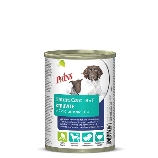 Prins Dieet NatureCare Struvite - Hondenvoer veterinair - 400 Gram - rund, kip