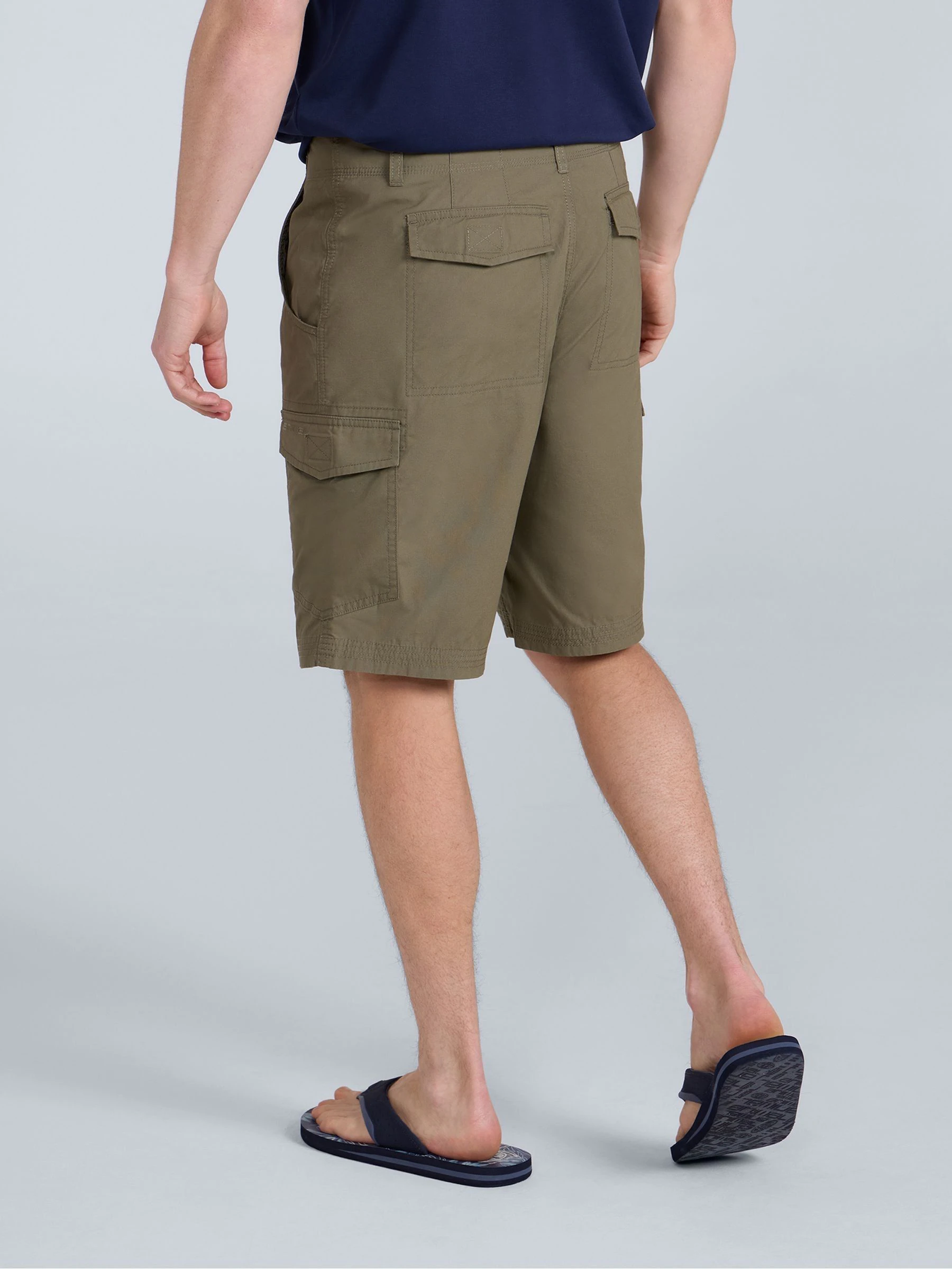 Groen - Animal Mens 100% Cotton Atlantis Cargo Shorts