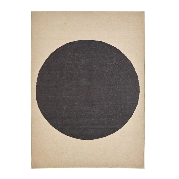 nanimarquina - Topo Wollteppich, 200 x 300 cm, schwarz