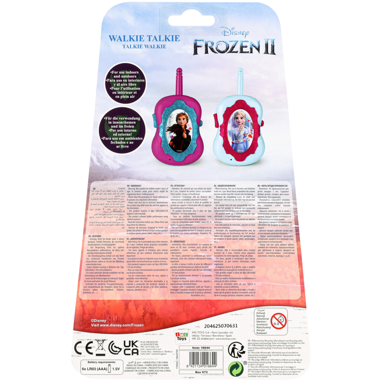 Frozen Walkie Talkies