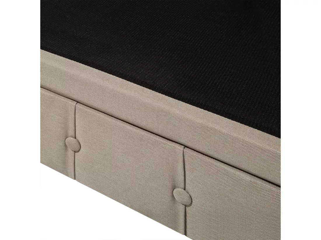 Canapé 3 places en tissu beige CHESTERFIELD BIG
