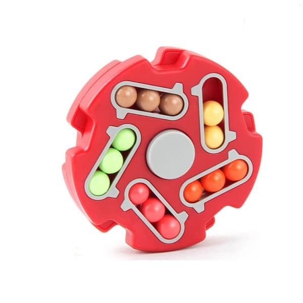 Puzzle Beads, rød, rund, Fidget toys
