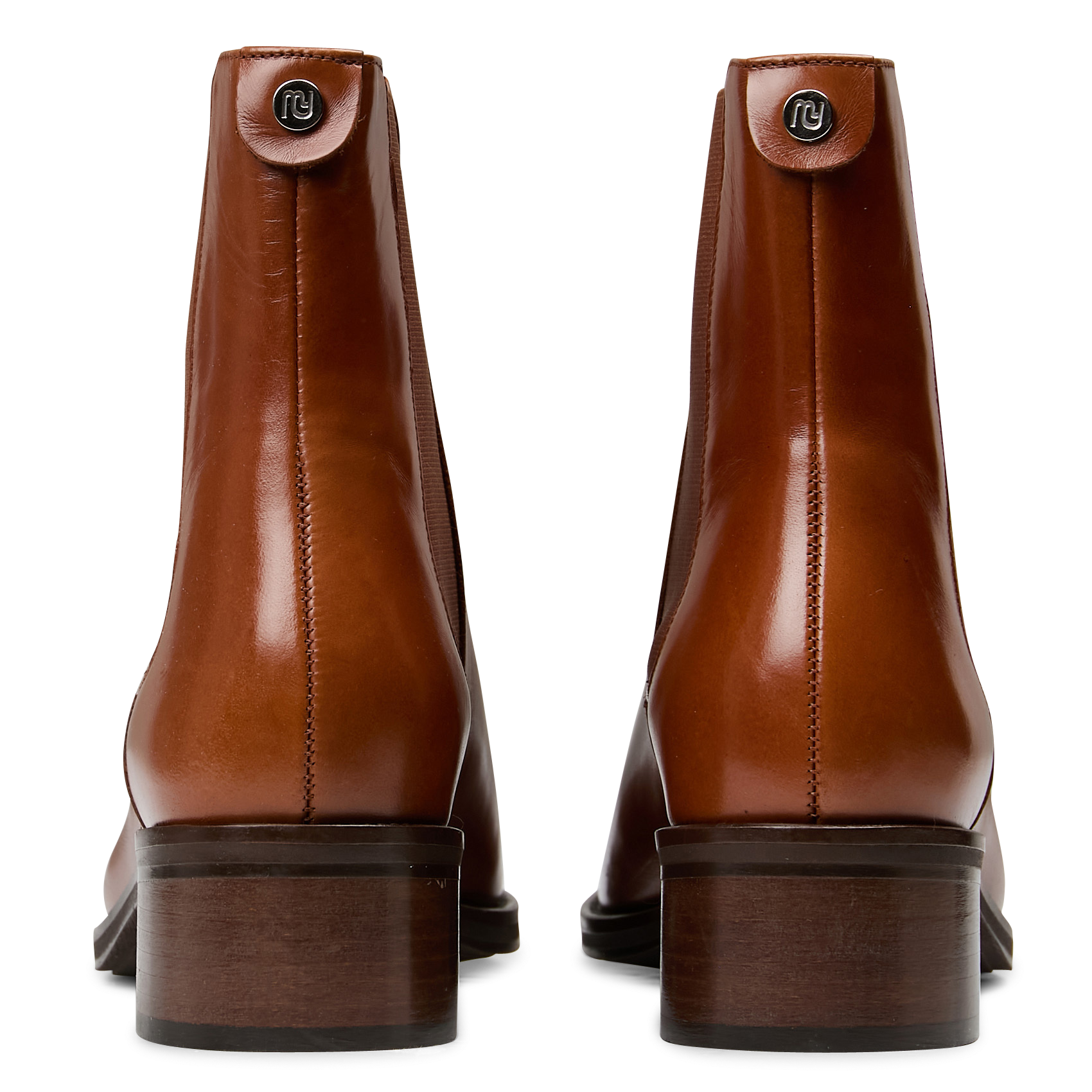 PURPLE - Boots en cuir| Marron