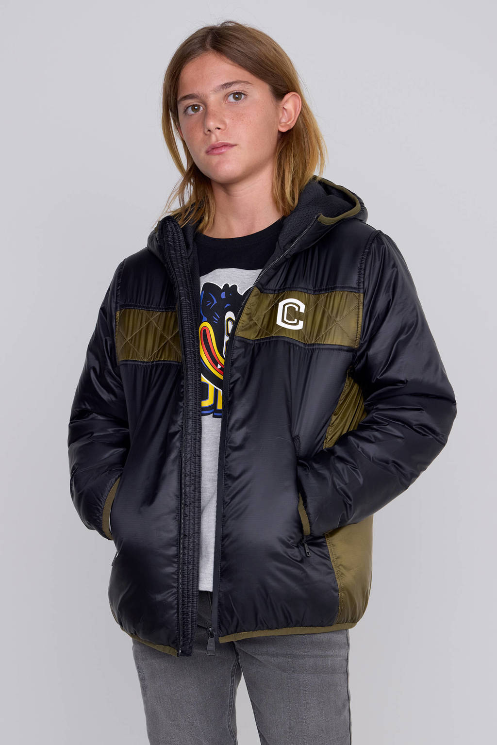Coolcat Windjack Jayden met Contrast Groen