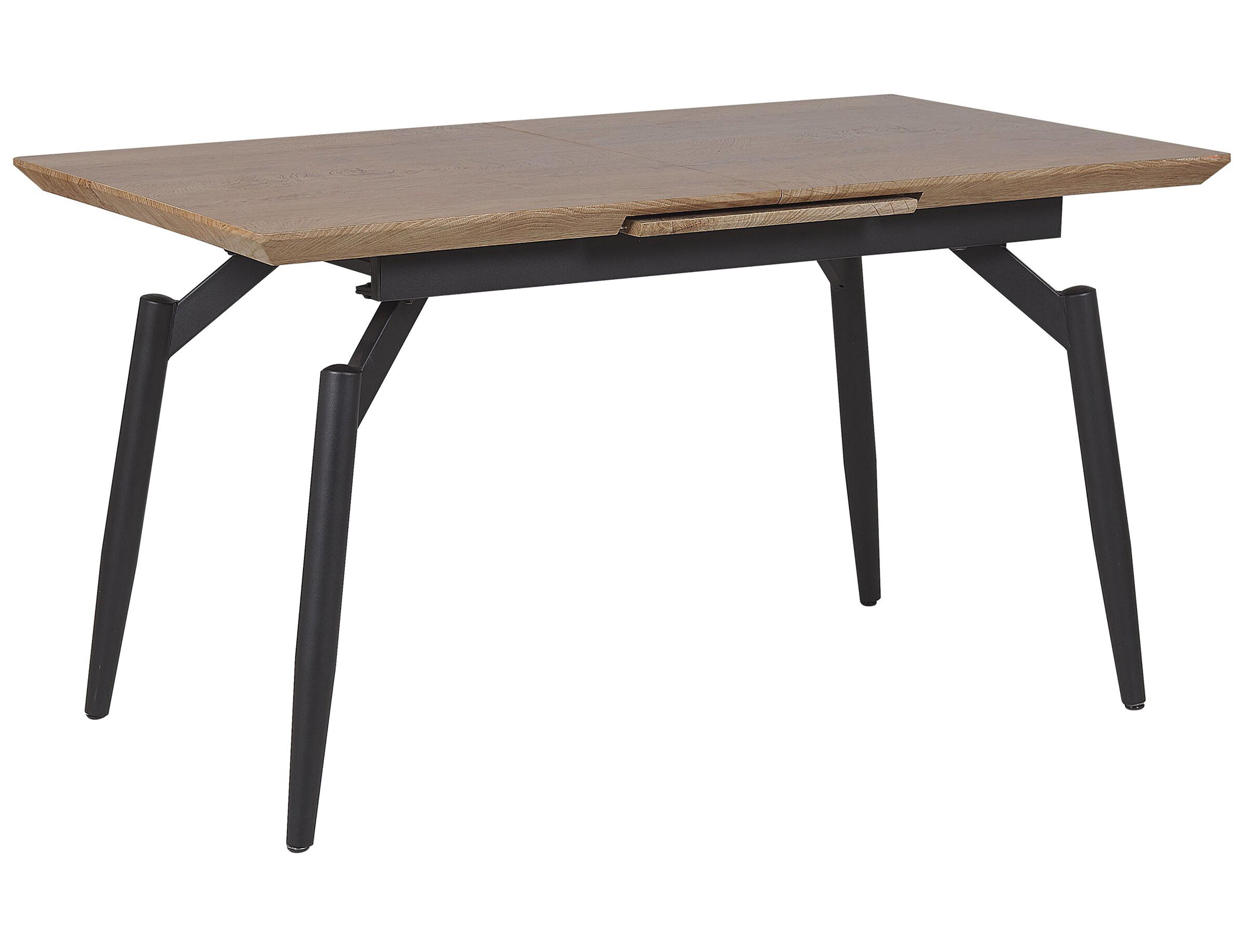 Eettafel uitschuifbaar BARBOSA Donkerbruin 80 cm 140/180 cm