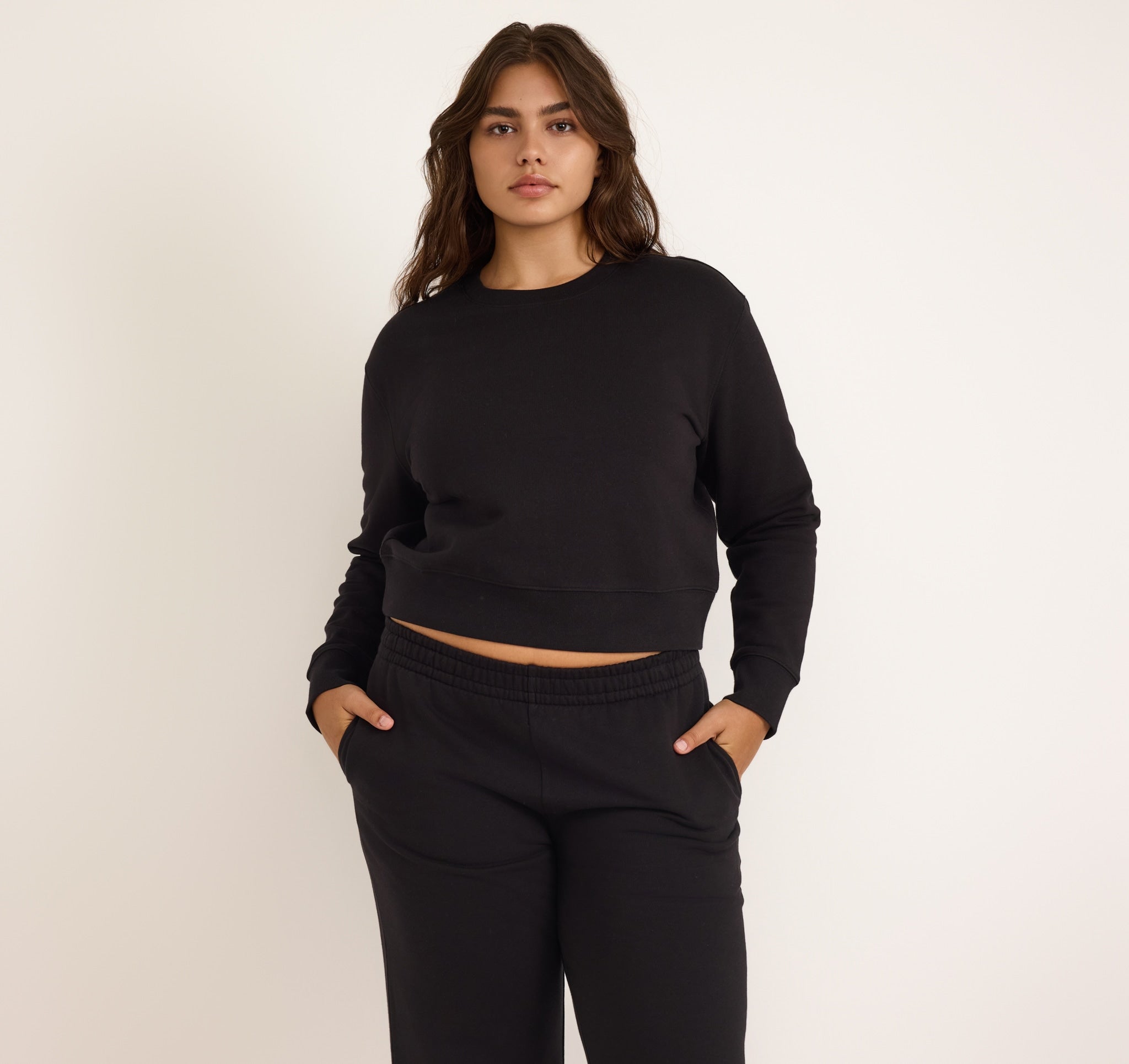 ORGANIC COTTON<br>Weekend Boxy Crewneck Sweatshirt