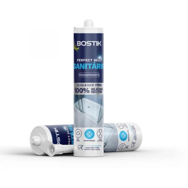 Bostik Silicone Neutro Perfect Seal Sanitários Transparente 280ml