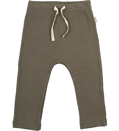 Petit Piao Hosen - Rib - Modal - Erde Brown