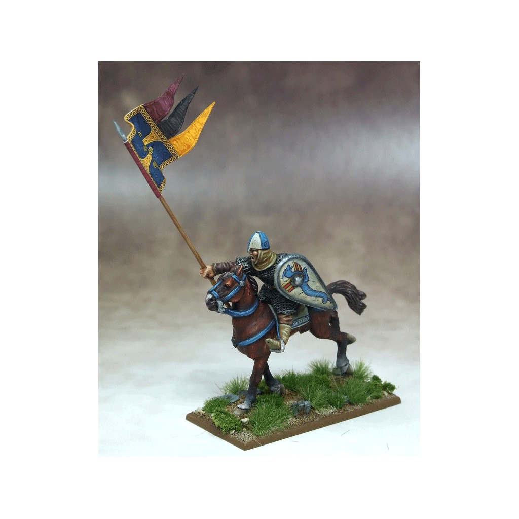 Bannière de guerre Bretonne et Porteur
