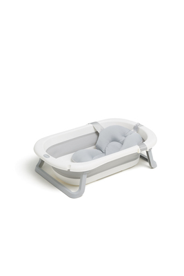 Beemoo CARE Assist Badebalje inkl. Badestøtte og Stativ, White/Grey