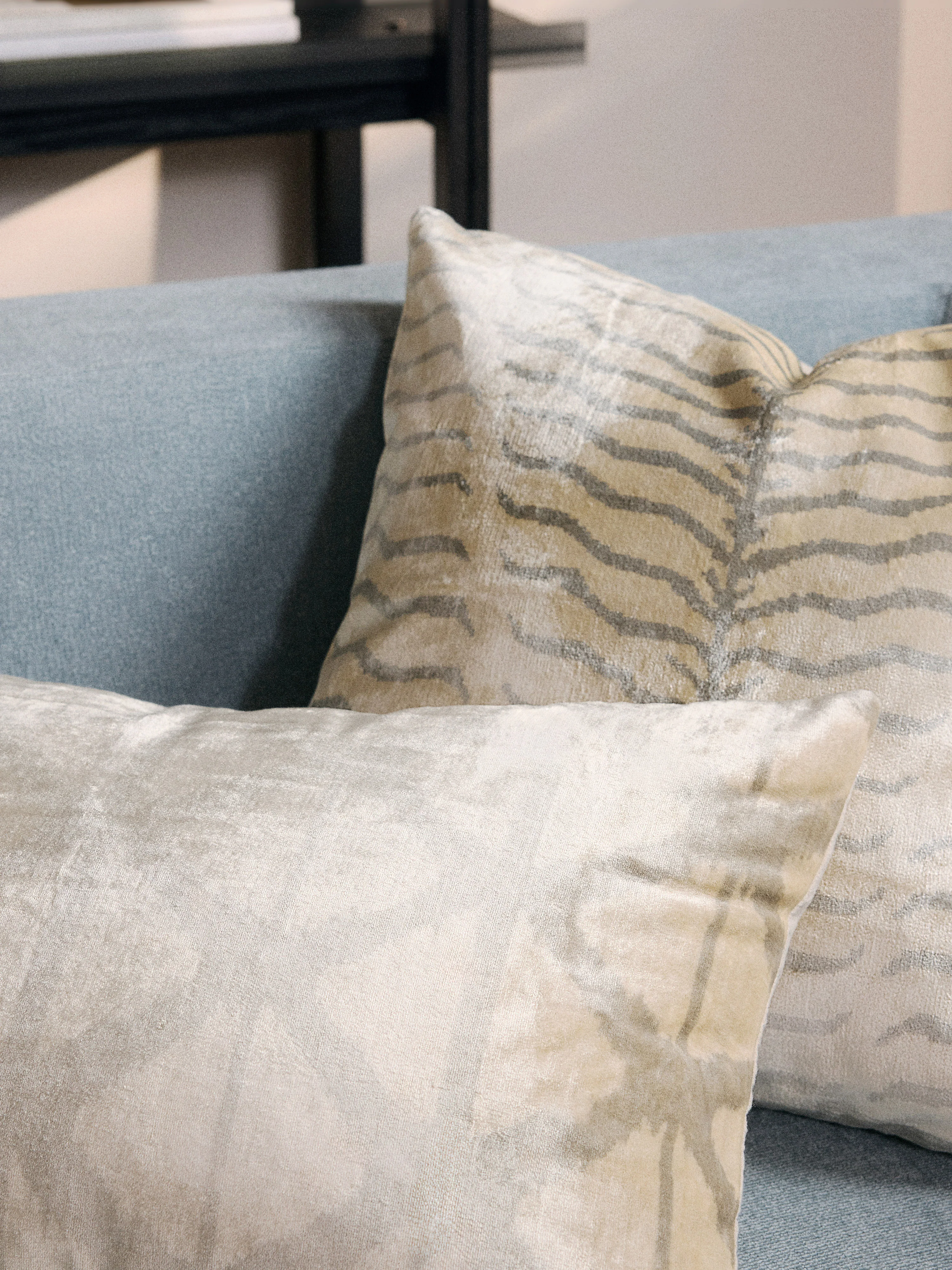Viscose kussenhoes Helene met ingeweven jacquard patroon