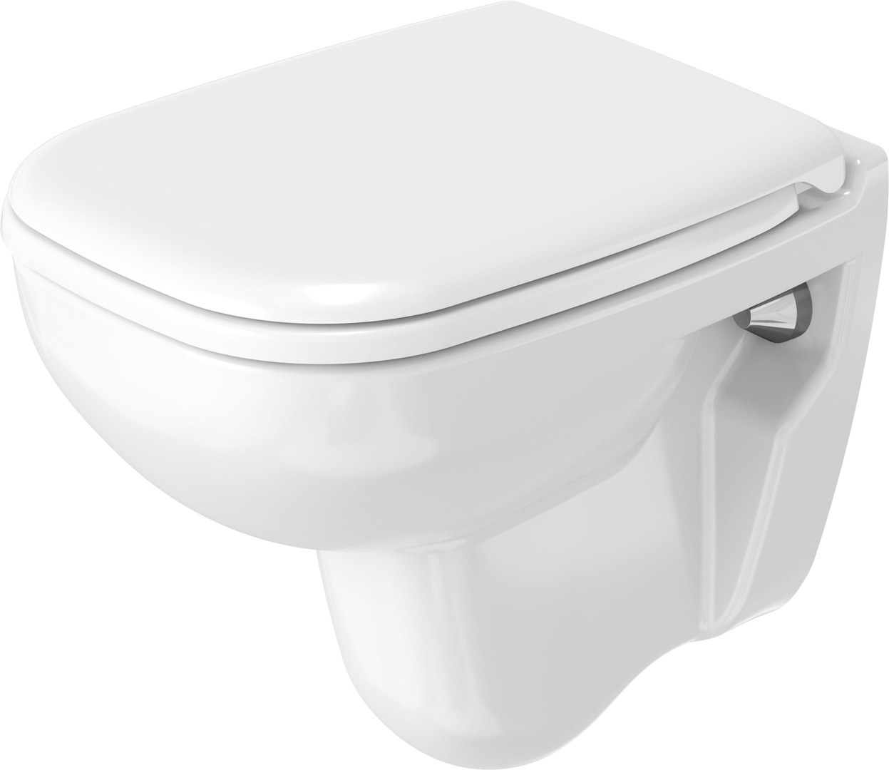 Duravit D-Code compact toilet diepspoel wit glans