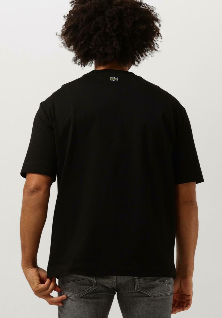 LACOSTE zwarte lacoste t-shirt 1ht1 men's tee-shirt