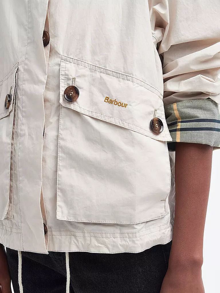 BARBOUR Jacke CROWDON SHOWERPROOF creme