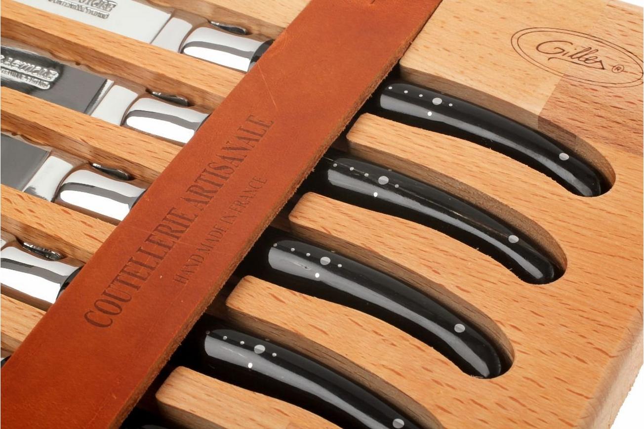 Fontenille Pataud 6dlg steakmessenset Buffelhoorn
