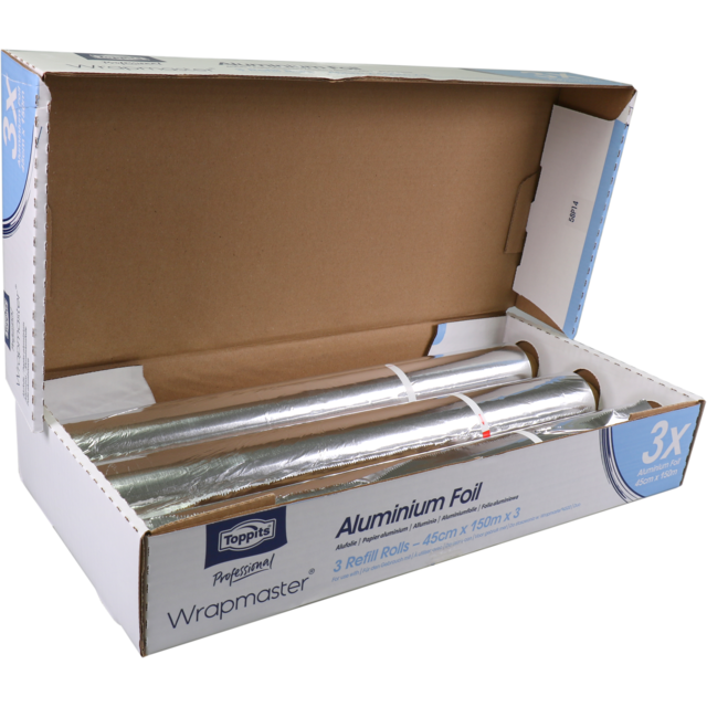 Folie, aluminiumfolie, Aluminium, WM 4500, 150m, 450mm,