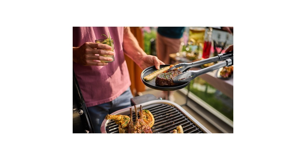 WeberLumin Compact-elektrische barbecue met onderstel  (Zwart)