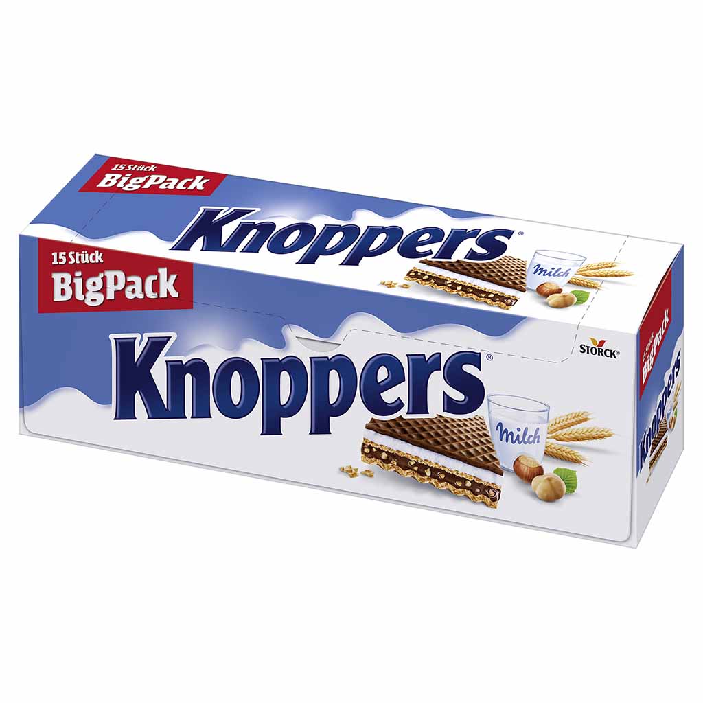 Knoppers Schnitte Big Pack 15er 375g MHD:21.4.25