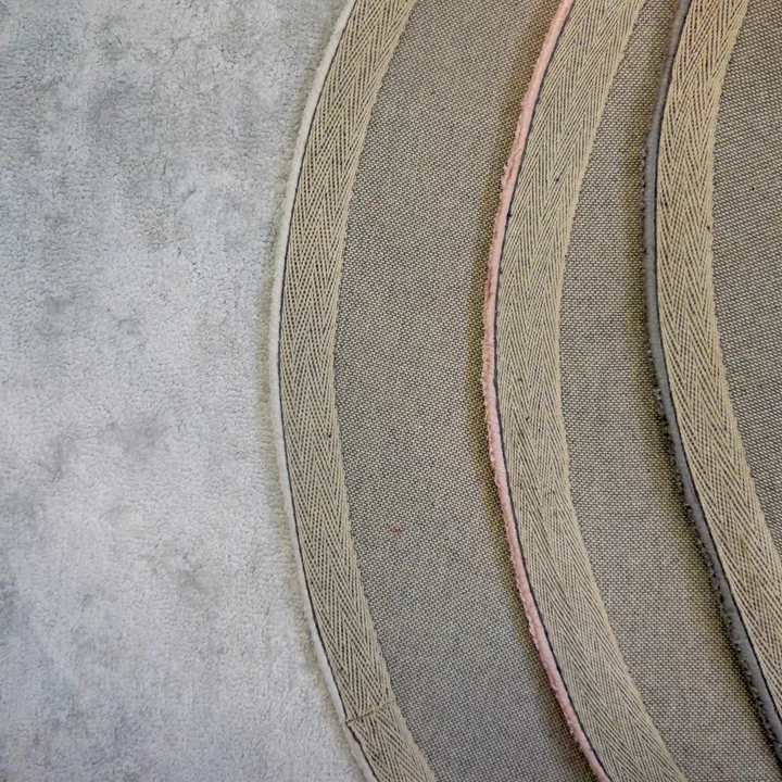 Pilepoil Tapis rond | Blanc