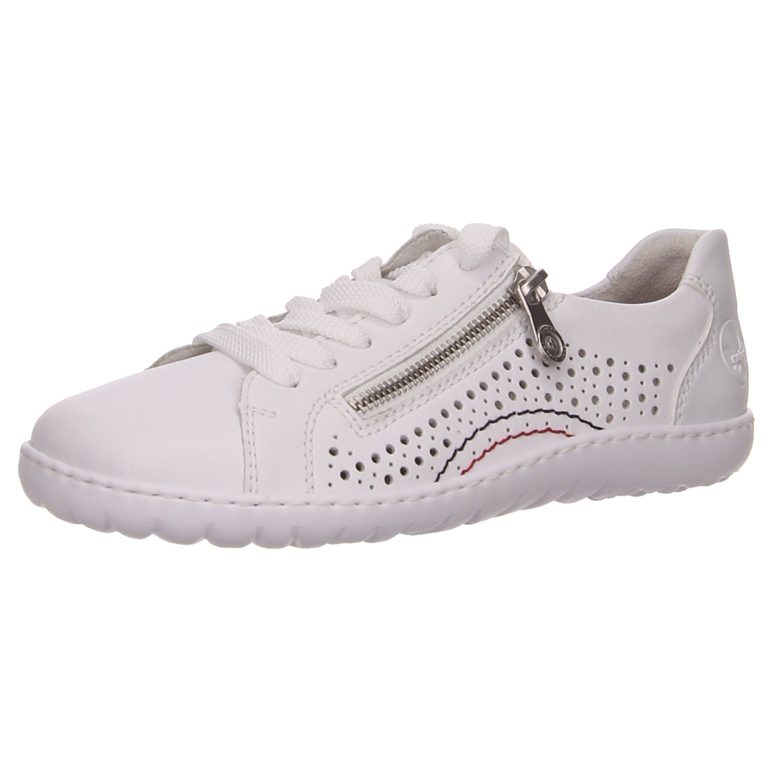 Rieker Sneaker weiß weiss/weiss kombi