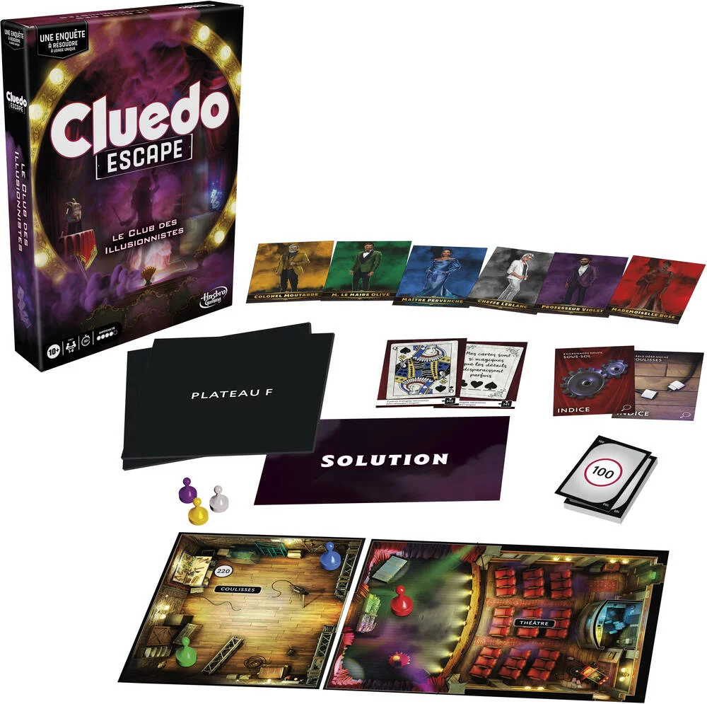 CLUEDO ESCAPE LE CLUB DES ILLUSIONISTES