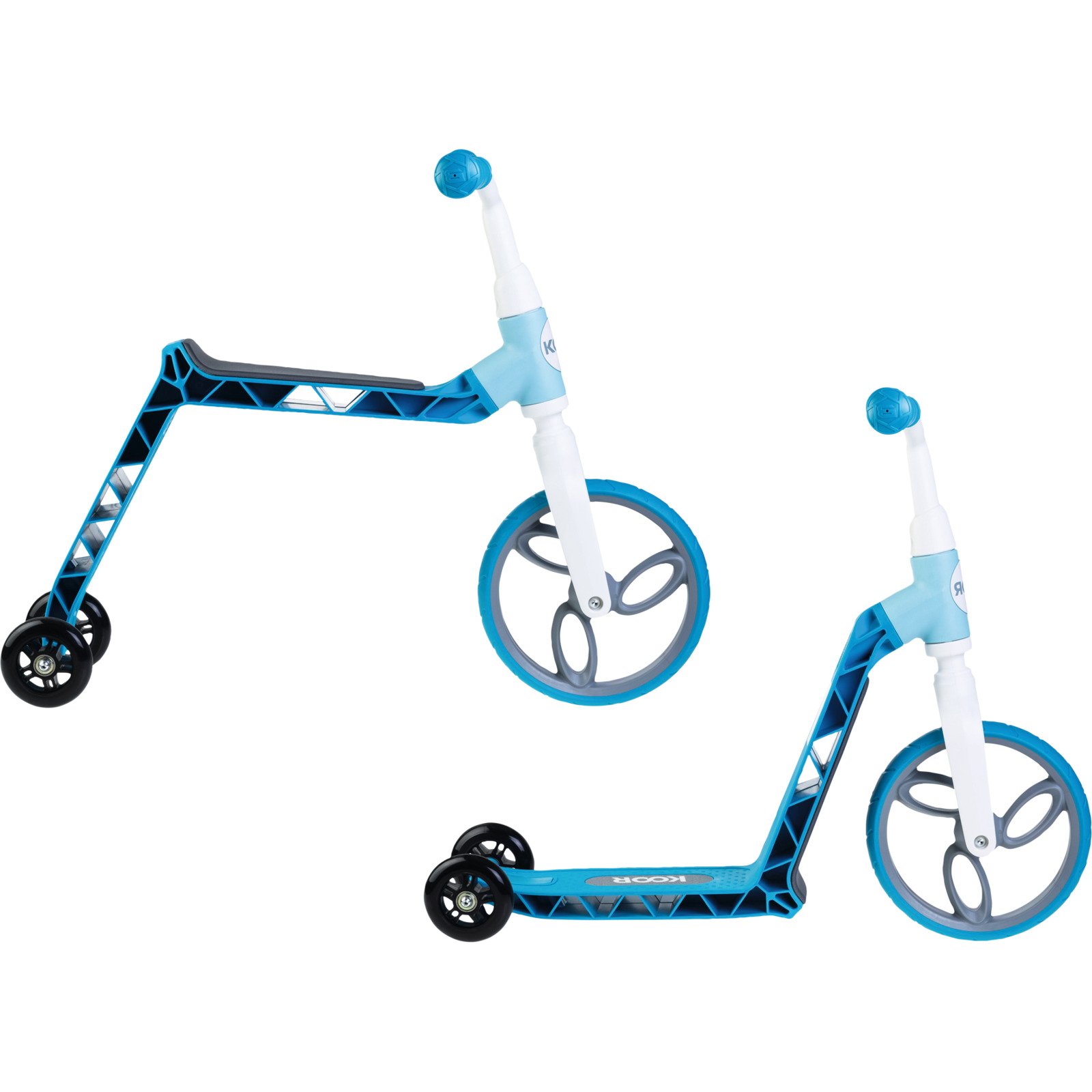 KOOR Kids Laufrad und Scooter 2 in 1 girl