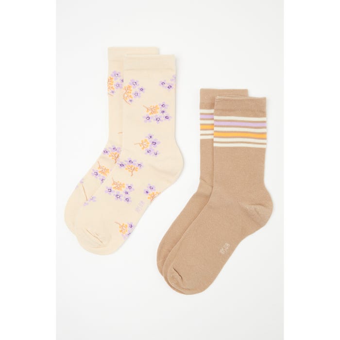 inSua-Kids 2-pack bloem sokken - inSua