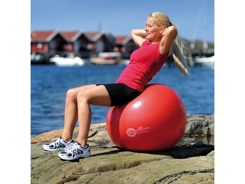 SISSEL Gymnastikball Ø 55 cm rot Gymnastik- und Sitzball