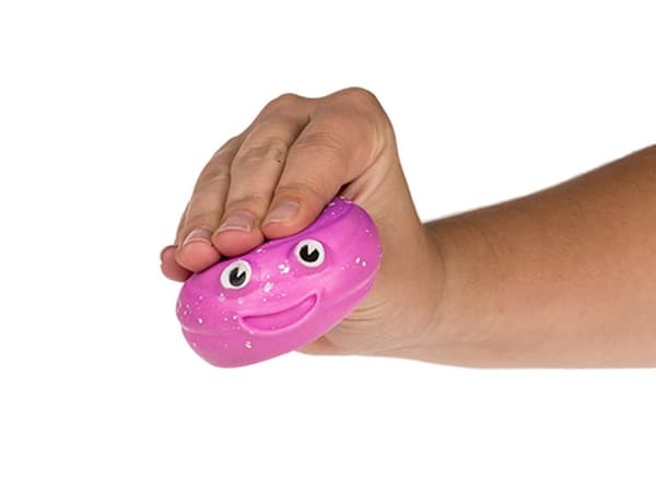 Stressball / Klemmeball - Basjpølse / Bæsj