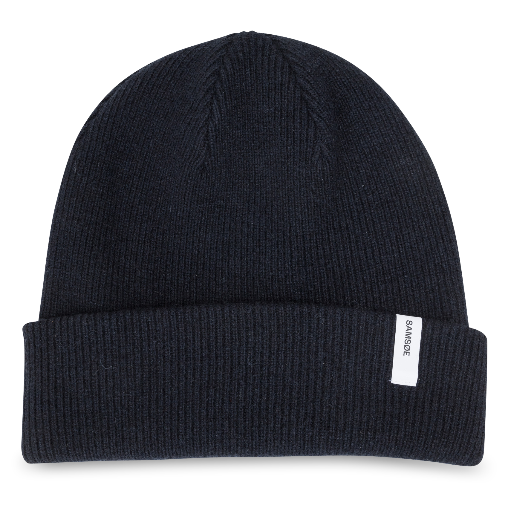 Bonnet à revers en laine | Bleu
