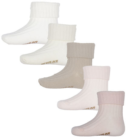 Wheat Strømper - 5-pak - Gave?ske - Evig - Rose
