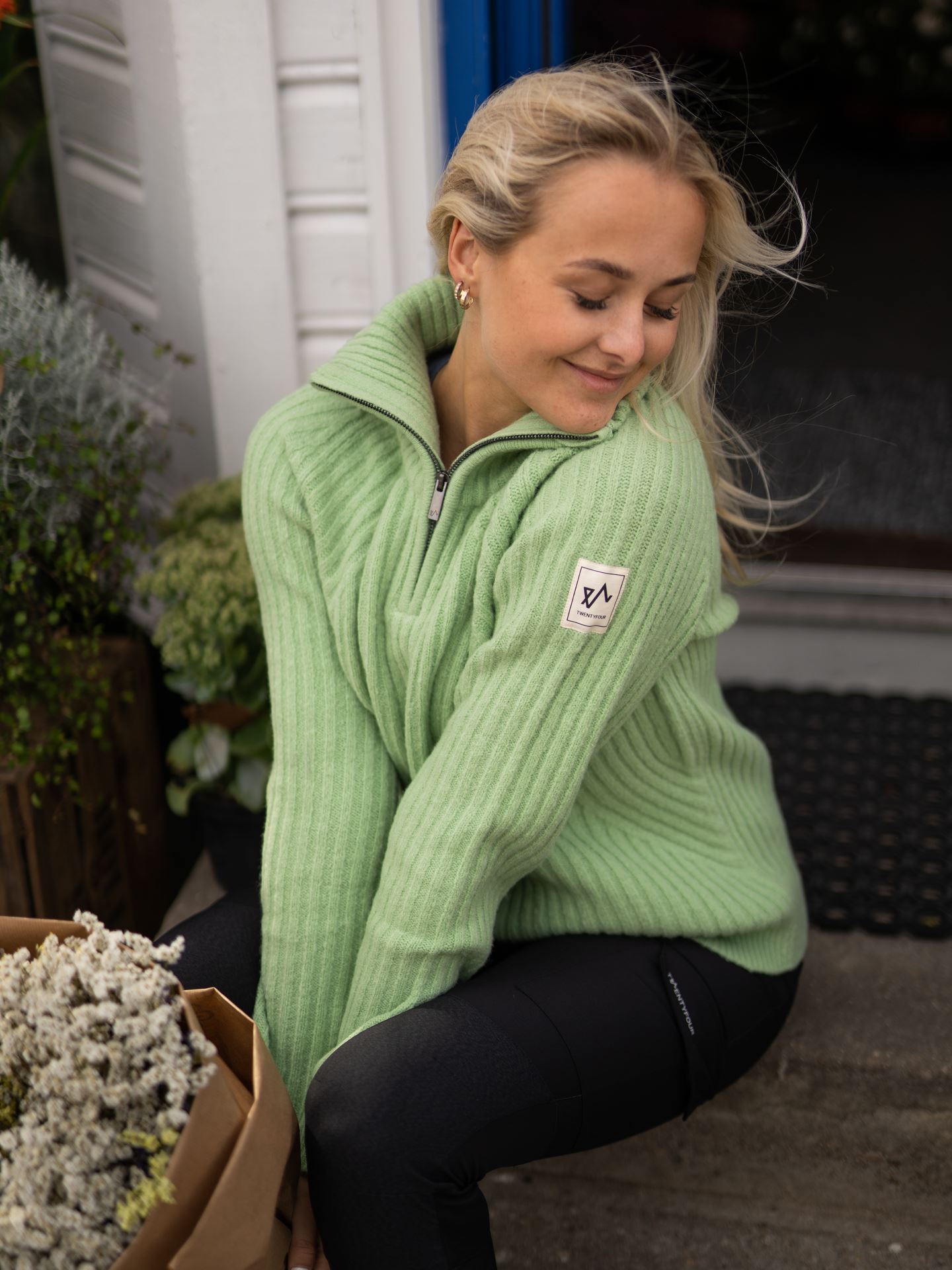 1222 Half Zip Genser