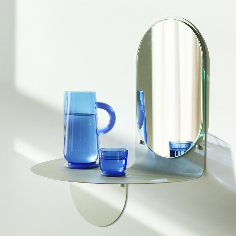 &klevering Dew glazen set van 2 Blue