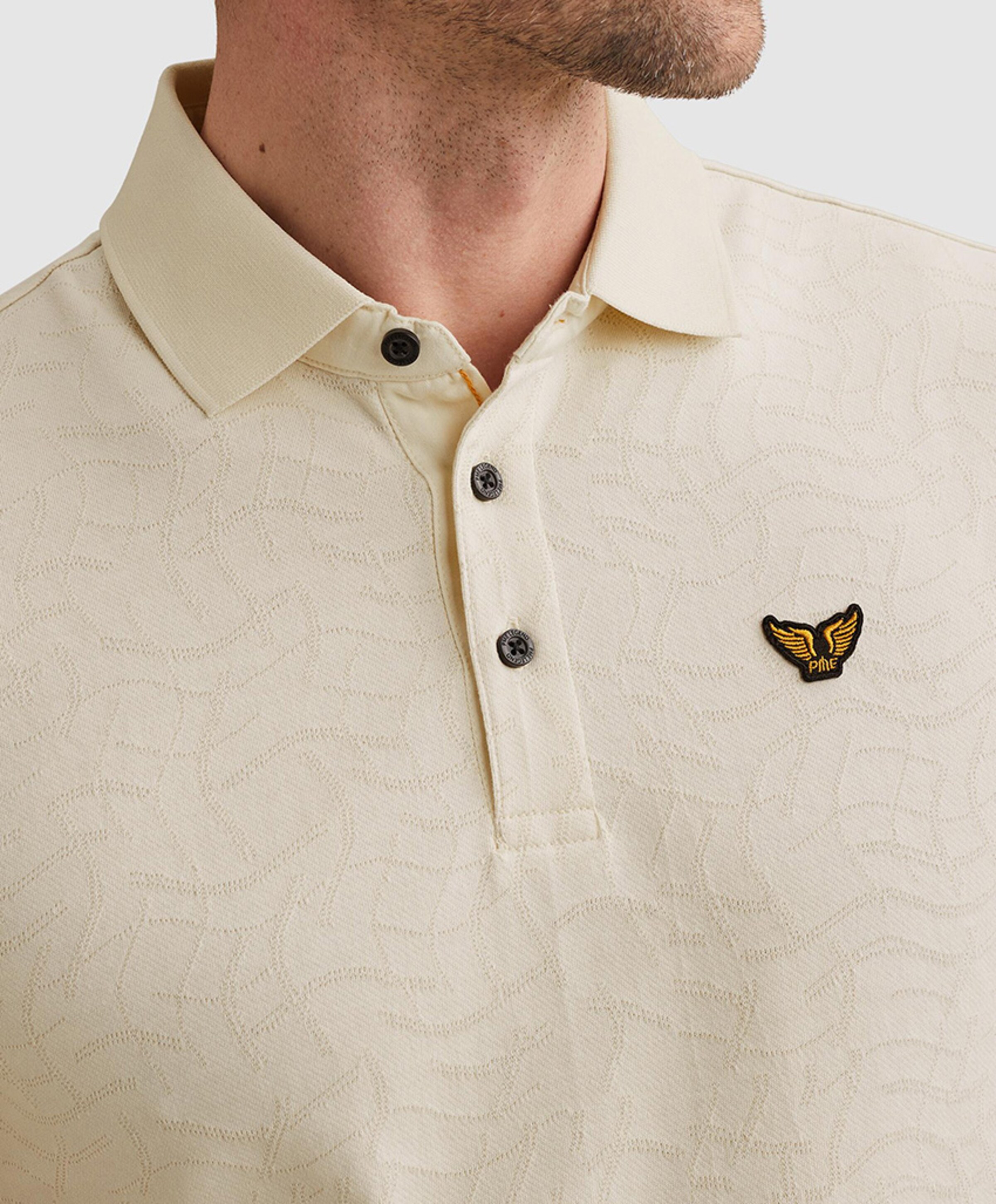PME Legend Heren polo ecru