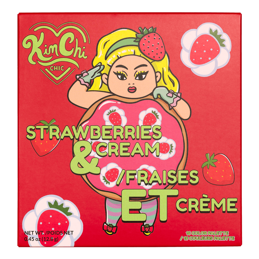 KimChi Chic Donut Collection Eyeshadow Palette Strawberries & Cream 12,8g