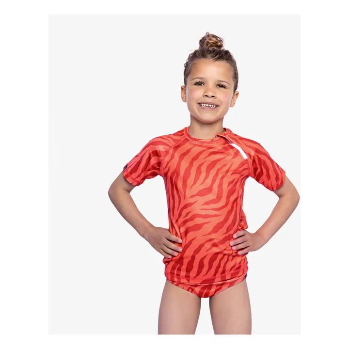 Beach & Bandits Culotte de Bain Anti-UV Stripes of Love | Rouge