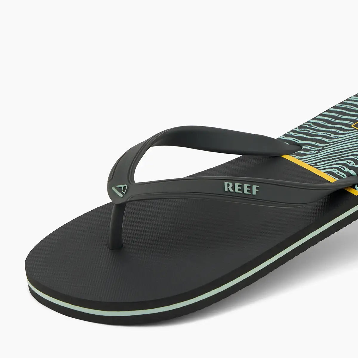Kids Switchfoot Print Black Yellow Swell