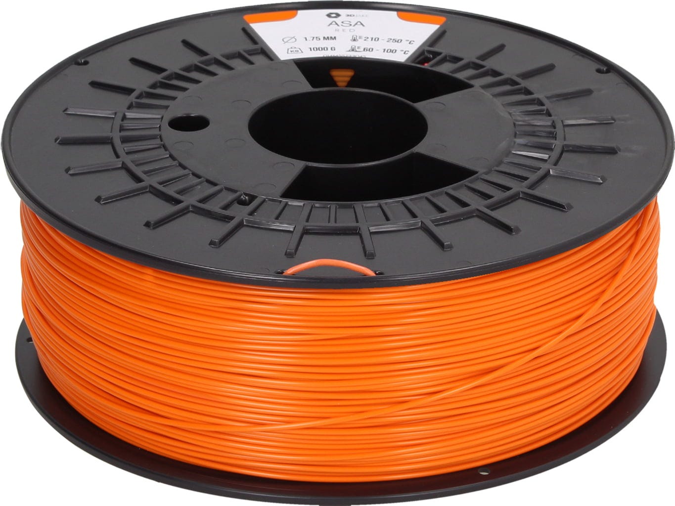 3DJAKE  ASA Orange, 1,75 mm / 2300 g    Witterungs- und UV-beständiges ASA Filament in Orange