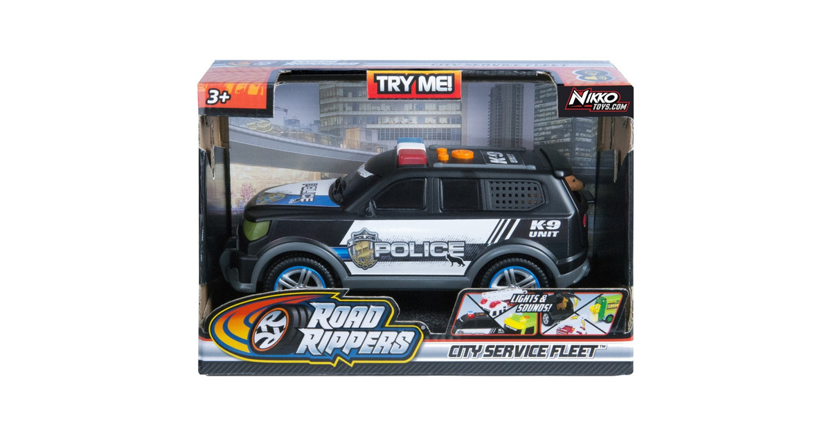 NikkoRoad Rippers - City Service Fleet: Police SUV K9 unit Speelgoedvoertuig