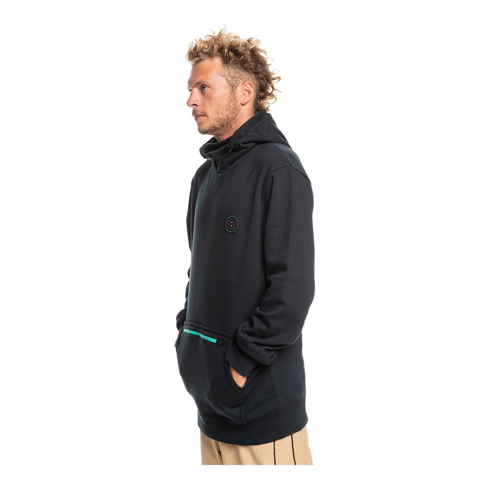 Quiksilver BIG LOGO TECH - Sweat Homme true black