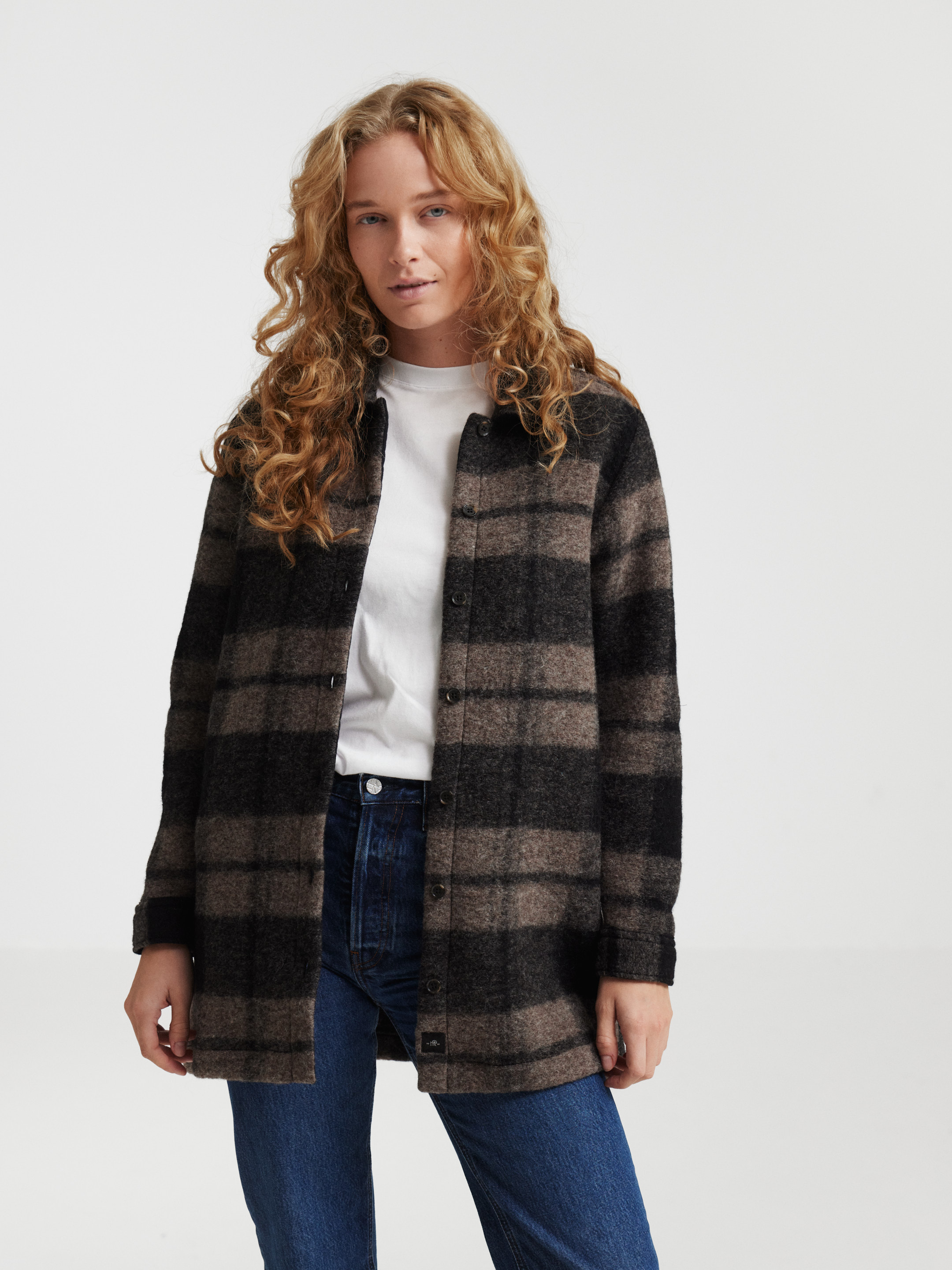 Vest in wol/katoen voor dames - Gratis Verzending