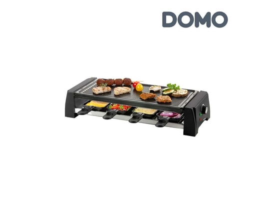 DOMO - Poubelles pro Raclette - grill - pierre à cuire amovible - 8 personnes do...